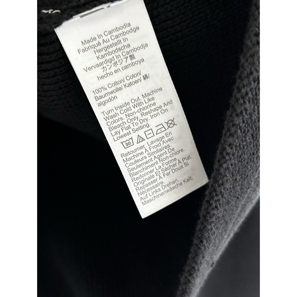 J.Crew Emilie Sweater Lady Jacket Size XL Black Gold Buttons Cardigan Pockets - Picture 7 of 8